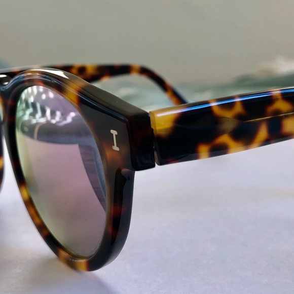 Illesteva Leonard Sunglasses Tortoise /Rose - Picture 6 of 7